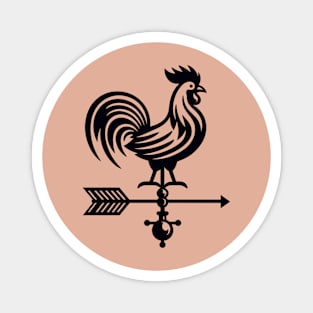 Rooster Weathervane Magnet